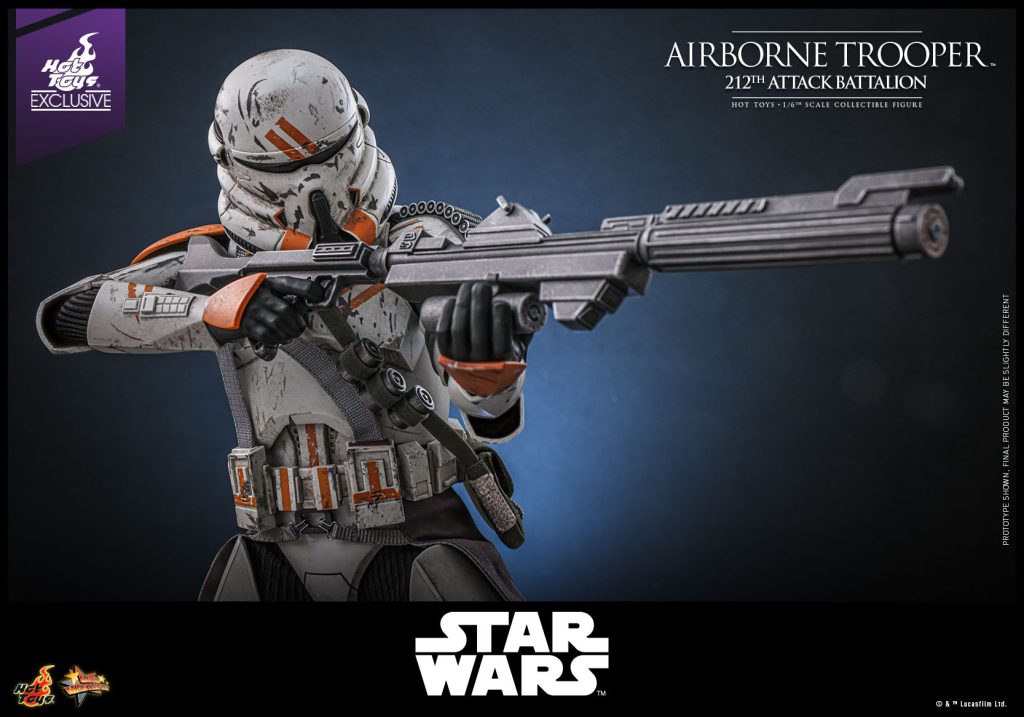 Star Wars: Episode III Revenge of the Sith – Airborne Trooper (212th Attack Battalion) [Hot Toys Exclusive] 1/6th Scale Collectible Figure