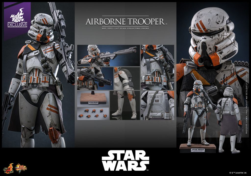 Star Wars: Episode III Revenge of the Sith – Airborne Trooper (212th Attack Battalion) [Hot Toys Exclusive] 1/6th Scale Collectible Figure