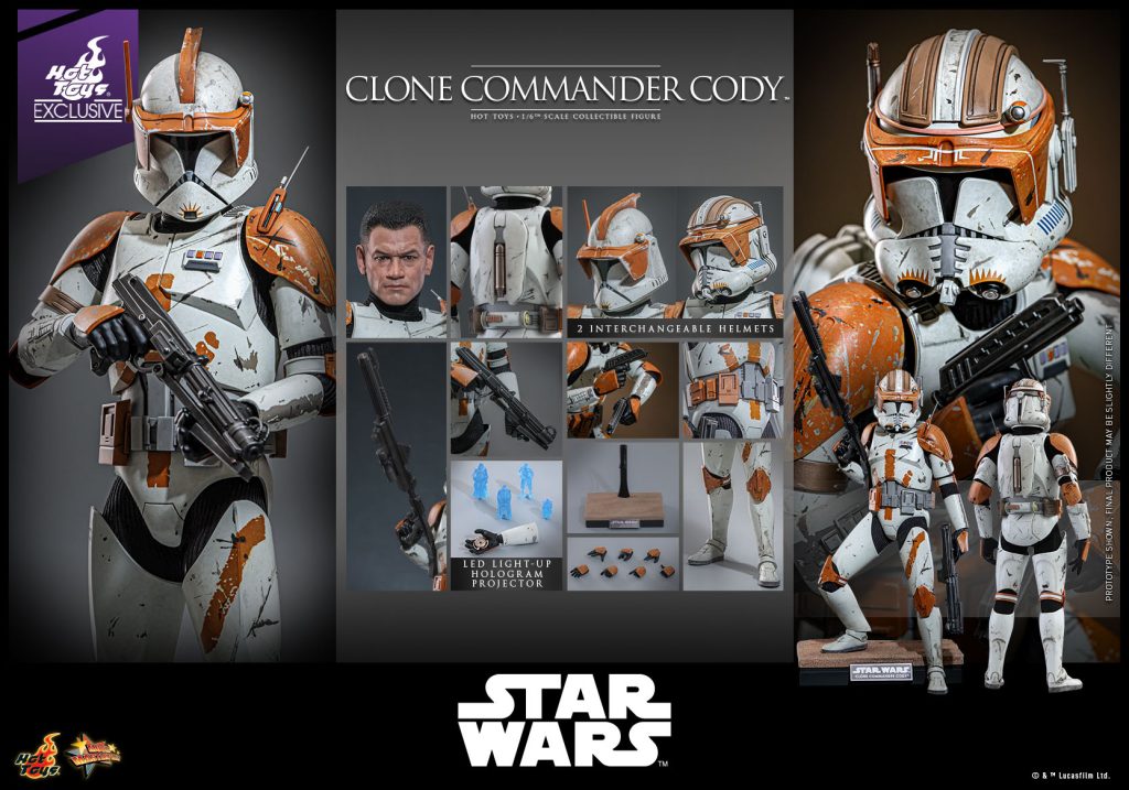 Star Wars: Episode III Revenge of the Sith – Clone Commander Cody [Hot Toys Exclusive] 1/6th Scale Collectible Figure
