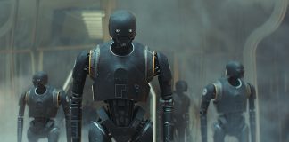 ‘Andor’ Creator Reveals Scrapped K-2SO Horror Episode Due to Budget Constraints KX Droids in Episode 9 of Andor Season 2.