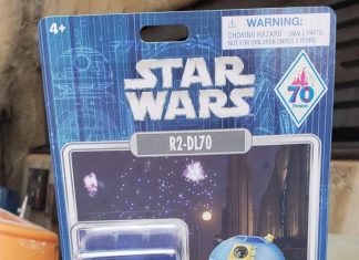 Disney Droid Factory 70th Anniversary Figure R2-DL70 Spotted Ahead of Release R2-DL70 from the Droid Factory at Disney