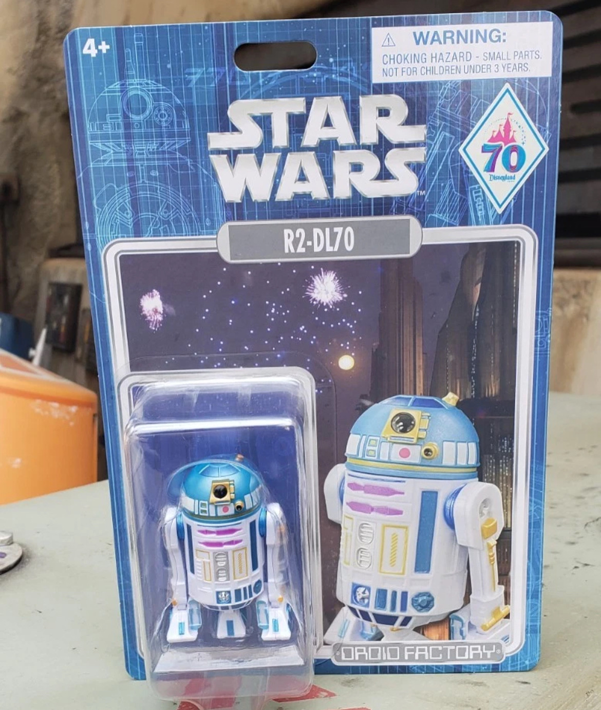 Disney Droid Factory 70th Anniversary Figure R2-DL70 Spotted