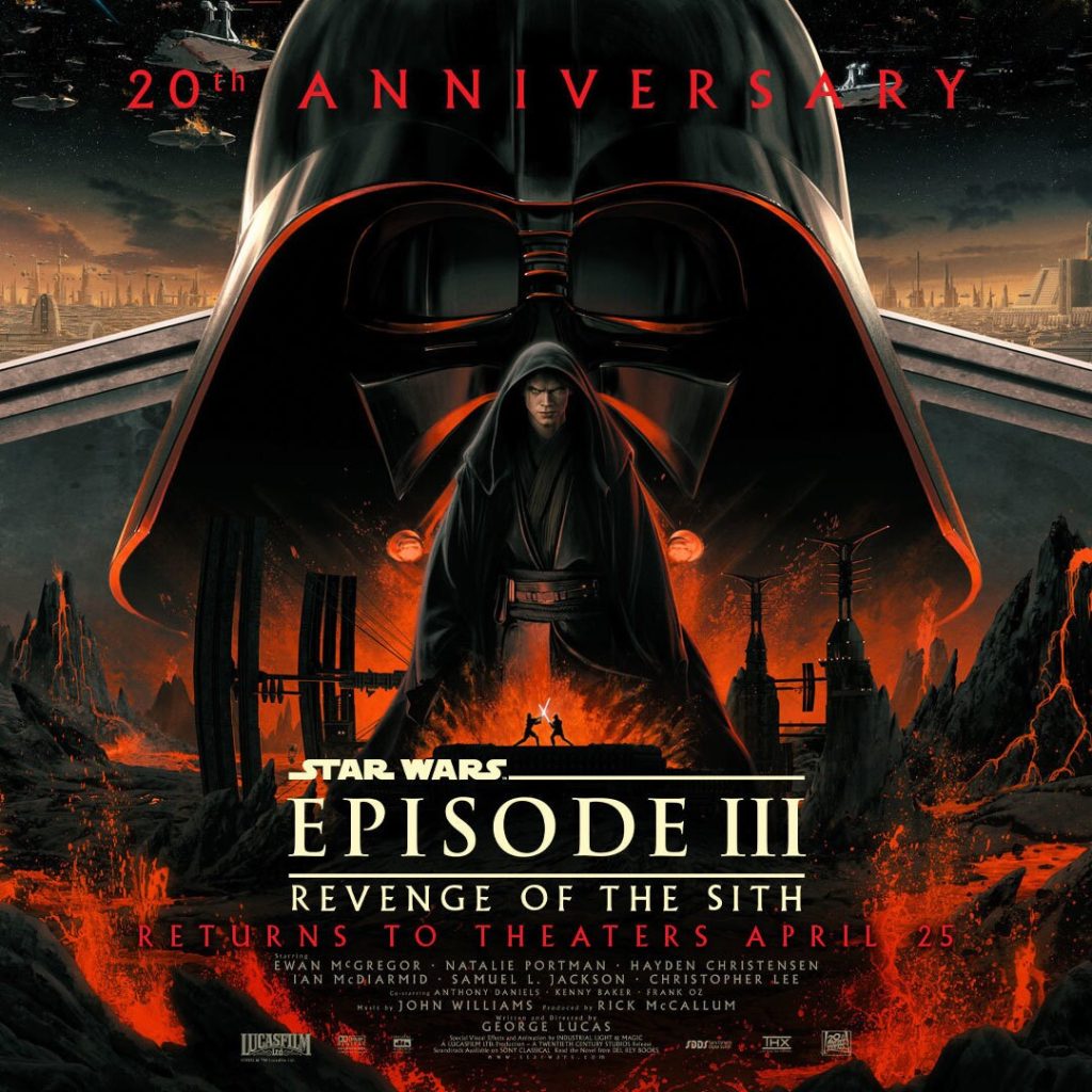 Star Wars: Revenge of the Sith 20th Anniversary Poster