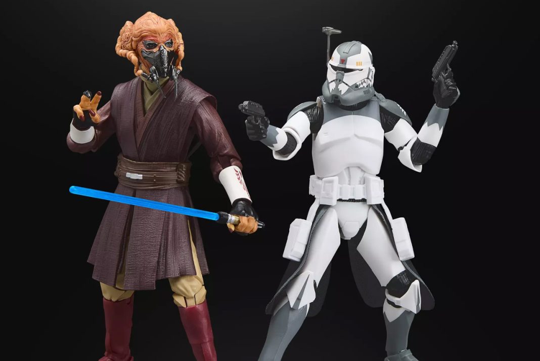 STAR WARS The Black Series Plo Koon & Clone Commander Wolffe