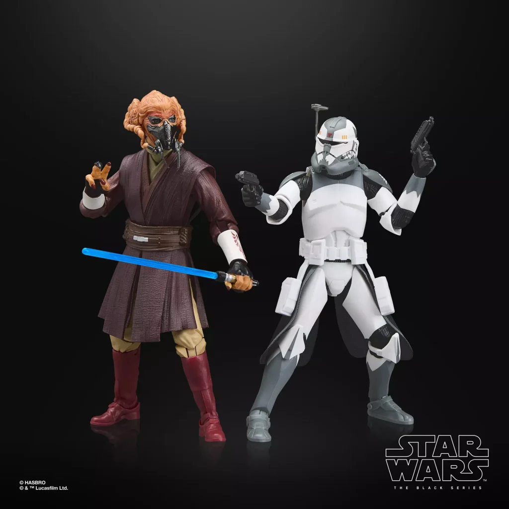 STAR WARS The Black Series Plo Koon & Clone Commander Wolffe