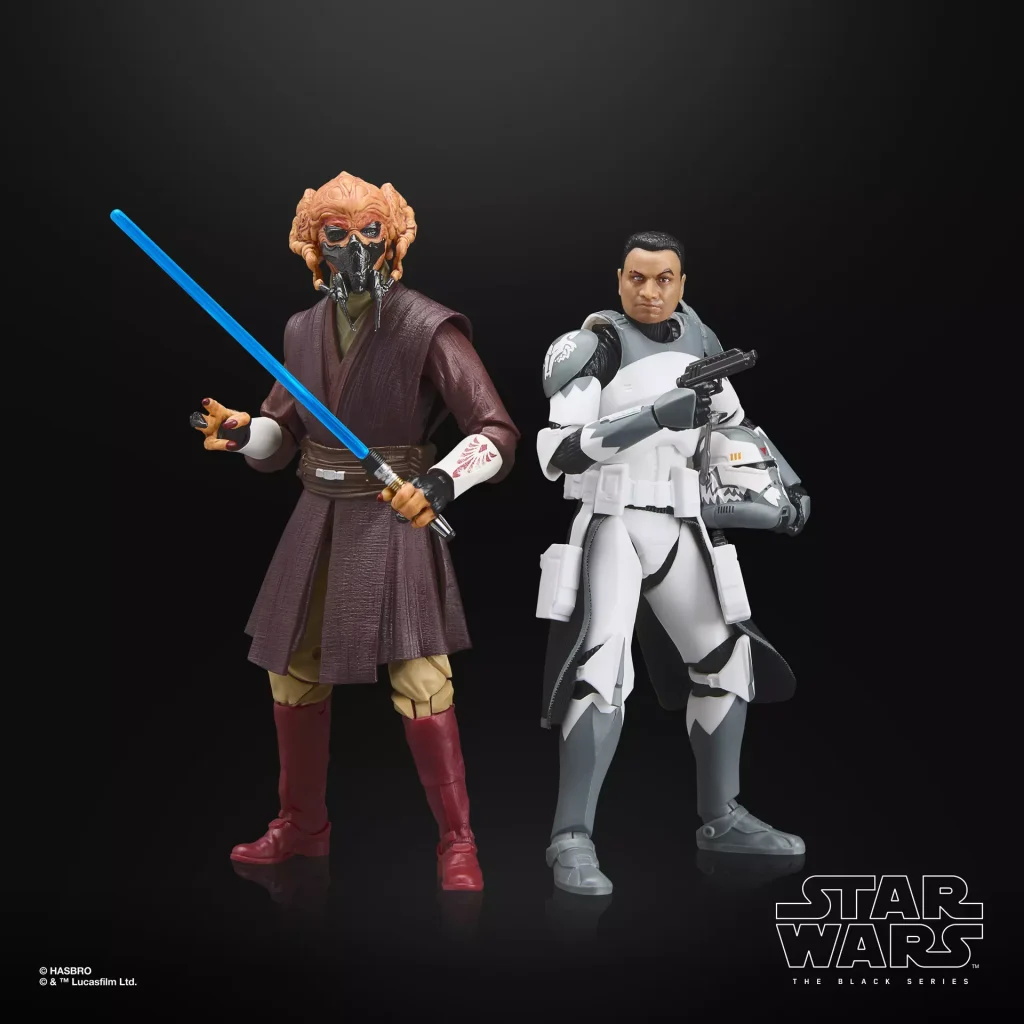 STAR WARS The Black Series Plo Koon & Clone Commander Wolffe