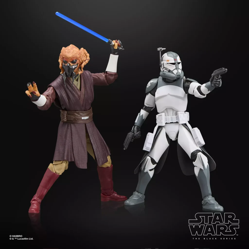 STAR WARS The Black Series Plo Koon & Clone Commander Wolffe