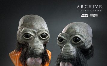 Regal Robot Walrus Man prop replica bust 1:1 scale Ponda Baba Archive Collection signature edition.