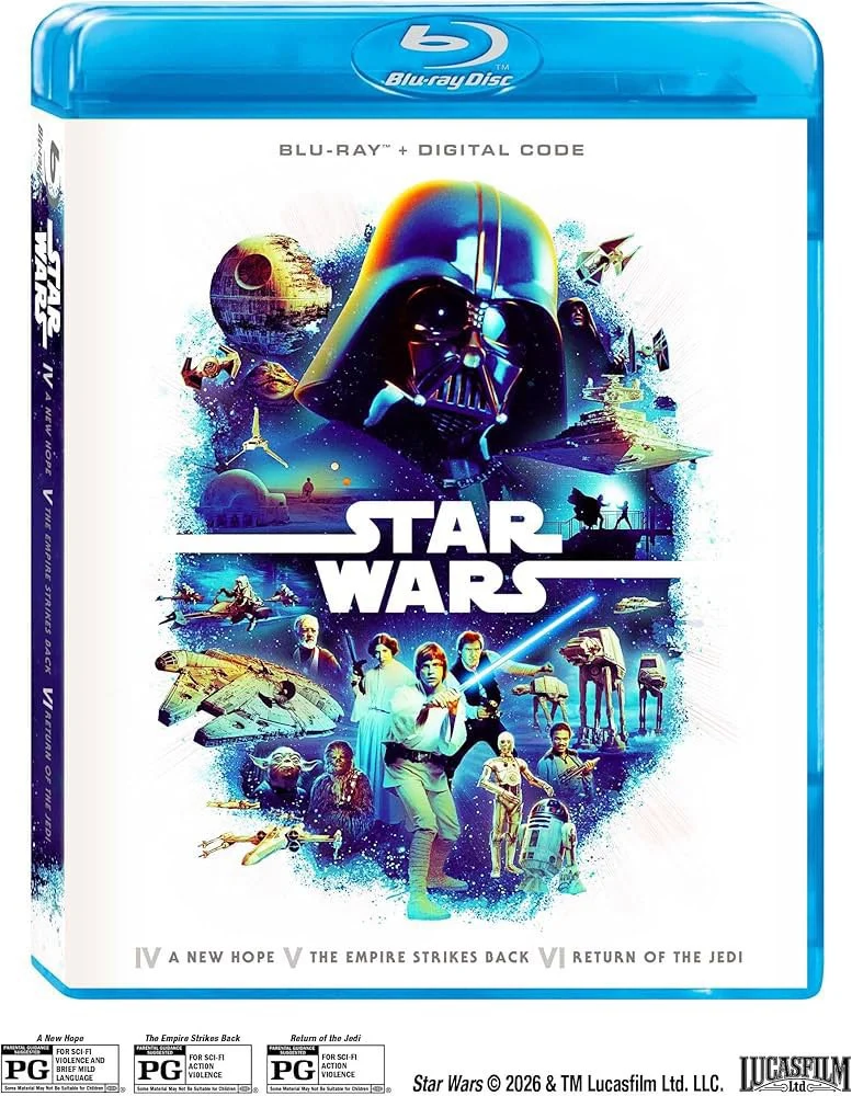 Star Wars: Original Trilogy (3 Discs) - Blu-Ray + Digital Front