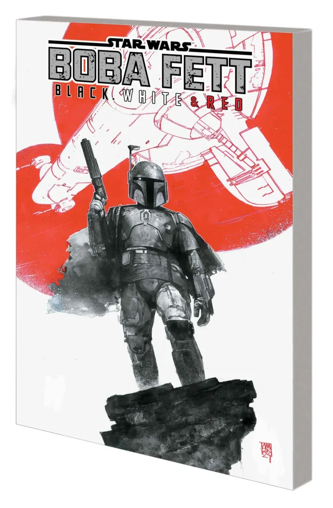 STAR WARS: BOBA FETT – BLACK, WHITE & RED TREASURY EDITION TPB Cover