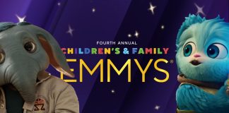 Star Wars Emmy Wins: Skeleton Crew and Young Jedi Adventures Dominate 4th Annual Awards A promotional graphic for the Fourth Annual Children's & Family Emmys featuring Neel from Star Wars: Skeleton Crew and Nubs from Star Wars: Young Jedi Adventures.