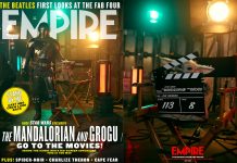 Din Djarin and Grogu on the newsstand cover of Empire Magazine, alongside the subscriber-exclusive cover featuring Grogu.