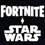 Gemini said Image Optimization Details Alt Text The white Fortnite and Star Wars logos separated by a plus sign against a dark, starry space background.