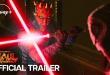Revenge Is Here: New Star Wars: Maul – Shadow Lord Trailer Drops! Maul with his red lightsaber ignited and crossed against another blade in a dark setting, featured in the official trailer for Star Wars: Maul - Shadow Lord on Disney+.