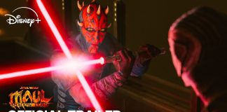 Revenge Is Here: New Star Wars: Maul – Shadow Lord Trailer Drops! Maul with his red lightsaber ignited and crossed against another blade in a dark setting, featured in the official trailer for Star Wars: Maul - Shadow Lord on Disney+.