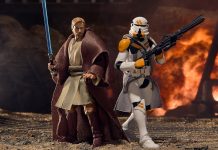 Star Wars The Vintage Collection 2-pack featuring Obi-Wan Kenobi (Utapau) and an Airborne Clone Trooper from the 212th Battalion.