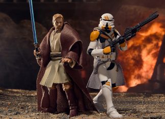 Star Wars The Vintage Collection 2-pack featuring Obi-Wan Kenobi (Utapau) and an Airborne Clone Trooper from the 212th Battalion.