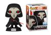 Funko Pop Star Wars The Crow Inquisitor figure #832 holding a dual-bladed red lightsaber next to its Target exclusive window box packaging.