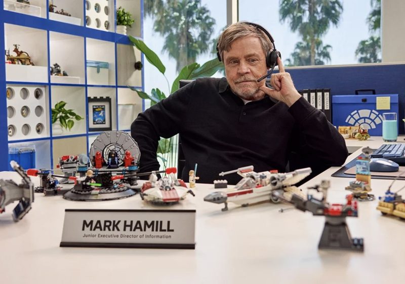 Mark Hamill has teamed up with The LEGO Group as the company's new Junior Executive Director of Information. (The LEGO Group)