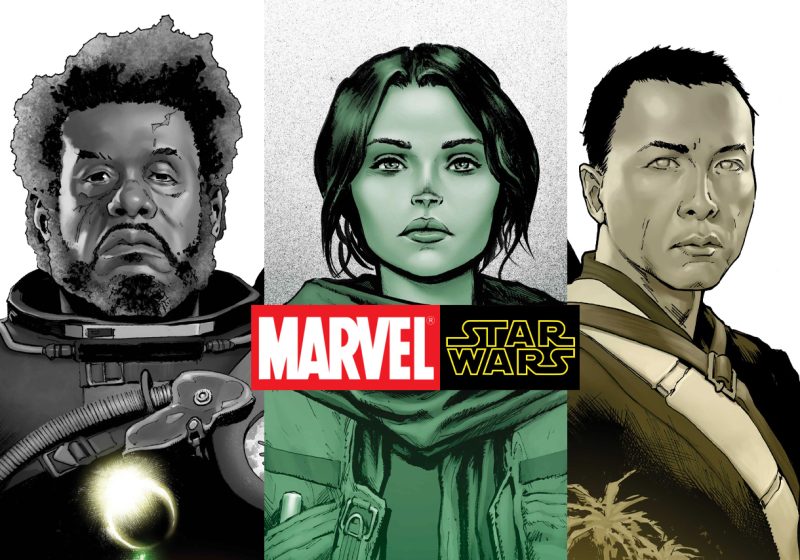 Mixture of covers from Marvel's Rogue One One-Shots